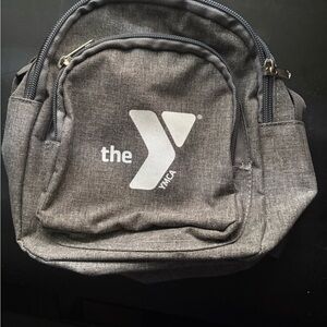 YMCA Gray Mini Backpack with Logo
